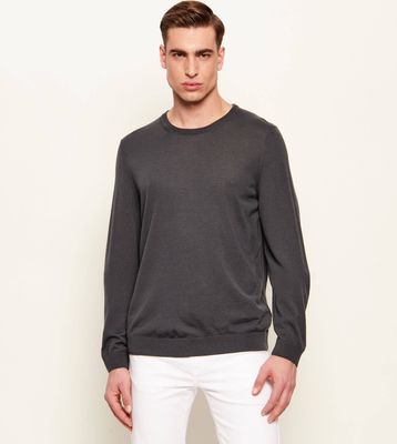 Sweter męski casual BOSS BLACK ze sklepu: Gomez Fashion Store w kategorii: Swetry męskie - zdjęcie 874714-BD9-10338_BB261M000223348