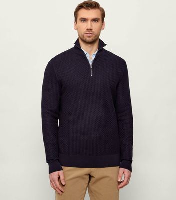 Sweter męski casualowy BOSS BLACK ze sklepu: Gomez Fashion Store w kategorii: Swetry męskie - zdjęcie 874714-BD9-10338_BB261M000227404