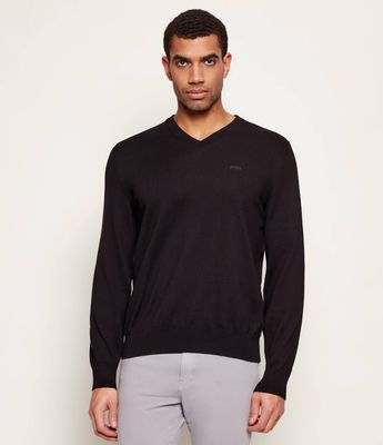 Sweter męski BOSS BLACK ze sklepu: Gomez Fashion Store w kategorii: Swetry męskie - zdjęcie 874714-BD9-10338_BB261M000235001
