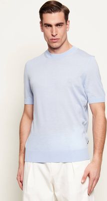 Sweter męski casualowy na wiosnę BOSS BLACK ze sklepu: Gomez Fashion Store w kategorii: Swetry męskie - zdjęcie 874714-BD9-10338_BB261M000236450