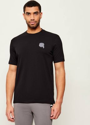 T-shirt męski casual wiosenny Karl Lagerfeld ze sklepu: Gomez Fashion Store w kategorii: T-shirty męskie - zdjęcie 874714-BD9-10338_KL261M000020990