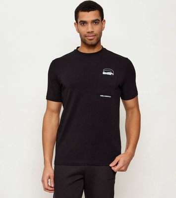 T-shirt męski casual na wiosnę Karl Lagerfeld ze sklepu: Gomez Fashion Store w kategorii: T-shirty męskie - zdjęcie 874714-BD9-10338_KL261M000030990