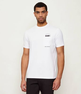 T-shirt męski casualowy Karl Lagerfeld ze sklepu: Gomez Fashion Store w kategorii: T-shirty męskie - zdjęcie 874714-BD9-10338_KL261M000030007