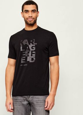 T-shirt męski młodzieżowy Karl Lagerfeld ze sklepu: Gomez Fashion Store w kategorii: T-shirty męskie - zdjęcie 874714-BD9-10338_KL261M000032990