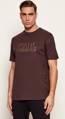 T-shirt męski wiosenny Karl Lagerfeld ze sklepu: Gomez Fashion Store w kategorii: T-shirty męskie - zdjęcie 874714-BD9-10338_KL261M000034C32