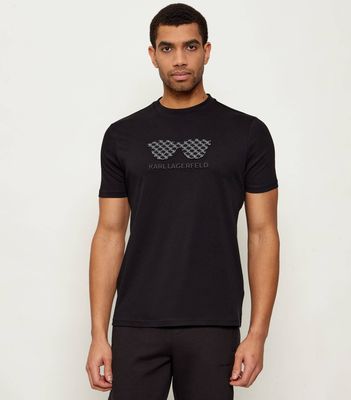 T-shirt męski młodzieżowy Karl Lagerfeld ze sklepu: Gomez Fashion Store w kategorii: T-shirty męskie - zdjęcie 874714-BD9-10338_KL261M000035990