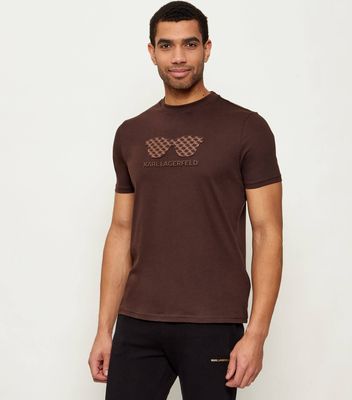 T-shirt męski w stylu młodzieżowym Karl Lagerfeld ze sklepu: Gomez Fashion Store w kategorii: T-shirty męskie - zdjęcie 874714-BD9-10338_KL261M000035C32