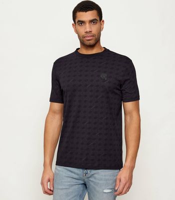 T-shirt męski casual Karl Lagerfeld ze sklepu: Gomez Fashion Store w kategorii: T-shirty męskie - zdjęcie 874714-BD9-10338_KL261M000039990