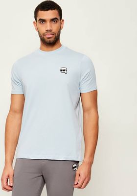 T-shirt męski casualowy Karl Lagerfeld ze sklepu: Gomez Fashion Store w kategorii: T-shirty męskie - zdjęcie 874714-BD9-10338_KL261M000040600