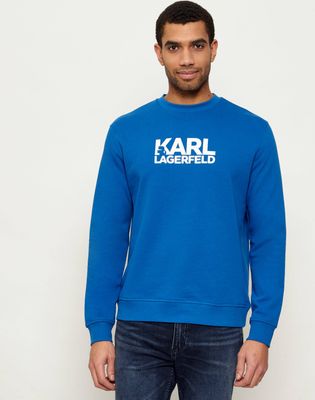 Bluza męska na wiosnę Karl Lagerfeld ze sklepu: Gomez Fashion Store w kategorii: Bluzy męskie - zdjęcie 874714-BD9-10338_KL261M000060660