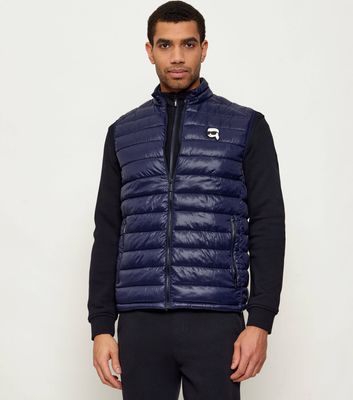 Kamizelka męska casual Karl Lagerfeld ze sklepu: Gomez Fashion Store w kategorii: Kamizelki męskie - zdjęcie 874714-BD9-10338_KL261M000078690