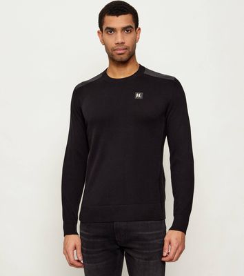 Karl Lagerfeld - Sweter męski na wiosnę ze sklepu: Gomez Fashion Store w kategorii: Swetry męskie - zdjęcie 874714-BD9-10338_KL261M000087990