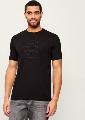 T-shirt męski wiosenny Karl Lagerfeld ze sklepu: Gomez Fashion Store w kategorii: T-shirty męskie - zdjęcie 874714-BD9-10338_KL261M000031990