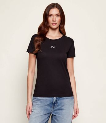 Bluzka damska casualowa BOSS ORANGE ze sklepu: Gomez Fashion Store w kategorii: Bluzki damskie - zdjęcie 874714-BD9-10338_BO261W000020001