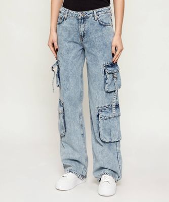 Jeansy damskie wiosenne w miejskim stylu Hugo Blue ze sklepu: Gomez Fashion Store w kategorii: Jeansy damskie - zdjęcie 874714-BD9-10338_BJ261W000004440
