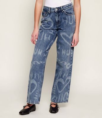 Jeansy damskie casual Hugo Blue ze sklepu: Gomez Fashion Store w kategorii: Jeansy damskie - zdjęcie 874714-BD9-10338_BJ261W000005430