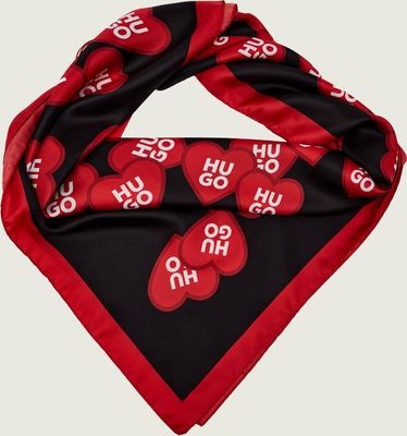 Szalik/chusta HUGO ze sklepu: Gomez Fashion Store w kategorii: Szaliki i chusty damskie - zdjęcie 874714-BD9-10338_BU261W000009005