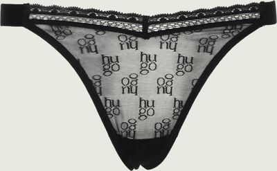 Majtki damskie koronkowe eleganckie Hugo Bodywear ze sklepu: Gomez Fashion Store w kategorii: Majtki damskie - zdjęcie 874714-BD9-10338_BZ261W000010001