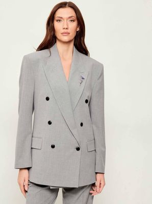 Marynarka elegancki HUGO ze sklepu: Gomez Fashion Store w kategorii: Marynarki damskie - zdjęcie 874714-BD9-10338_BU261W000041063