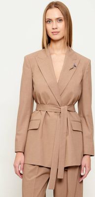 HUGO - Marynarka elegancki wiosenny ze sklepu: Gomez Fashion Store w kategorii: Marynarki damskie - zdjęcie 874714-BD9-10338_BU261W000042975