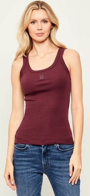 Bluzka damska na lato casual HUGO ze sklepu: Gomez Fashion Store w kategorii: Bluzki damskie - zdjęcie 874714-BD9-10338_BU261W000081506