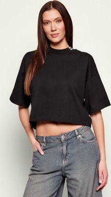 Bluzka damska na wiosnę casual HUGO ze sklepu: Gomez Fashion Store w kategorii: Bluzki damskie - zdjęcie 874714-BD9-10338_BU261W000096001