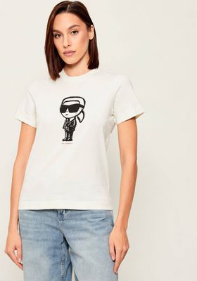 Karl Lagerfeld - Bluzka damska ze sklepu: Gomez Fashion Store w kategorii: Bluzki damskie - zdjęcie 874714-BD9-10338_KL255W000077505