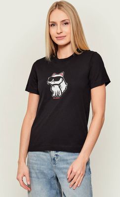 Bluzka damska młodzieżowa wiosenna Karl Lagerfeld ze sklepu: Gomez Fashion Store w kategorii: Bluzki damskie - zdjęcie 874714-BD9-10338_KL255W000078087