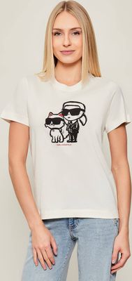 Karl Lagerfeld - Bluzka damska ze sklepu: Gomez Fashion Store w kategorii: Bluzki damskie - zdjęcie 874714-BD9-10338_KL255W000079505