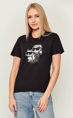 Karl Lagerfeld - Bluzka damska wiosenna ze sklepu: Gomez Fashion Store w kategorii: Bluzki damskie - zdjęcie 874714-BD9-10338_KL255W000079087