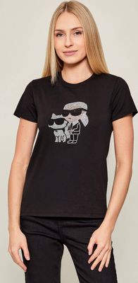Bluzka damska młodzieżowa Karl Lagerfeld ze sklepu: Gomez Fashion Store w kategorii: Bluzki damskie - zdjęcie 874714-BD9-10338_KL255W000081087