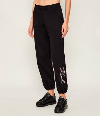 Spodnie damskie sportowe Karl Lagerfeld ze sklepu: Gomez Fashion Store w kategorii: Spodnie damskie - zdjęcie 874714-BD9-10338_KL255W000088087