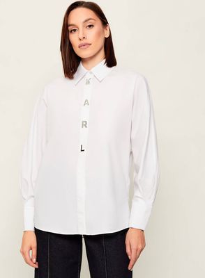 Koszula damska Karl Lagerfeld ze sklepu: Gomez Fashion Store w kategorii: Koszule damskie - zdjęcie 874714-BD9-10338_KL255W000089090