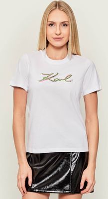 Bluzka damska Karl Lagerfeld ze sklepu: Gomez Fashion Store w kategorii: Bluzki damskie - zdjęcie 874714-BD9-10338_KL255W000094090