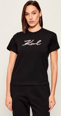 Bluzka damska wiosenna Karl Lagerfeld ze sklepu: Gomez Fashion Store w kategorii: Bluzki damskie - zdjęcie 874714-BD9-10338_KL255W000094087