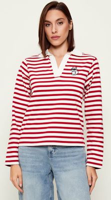 Bluzka damska na jesień Karl Lagerfeld ze sklepu: Gomez Fashion Store w kategorii: Bluzki damskie - zdjęcie 874714-BD9-10338_KL255W000096509