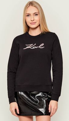 Bluza damska casualowa Karl Lagerfeld ze sklepu: Gomez Fashion Store w kategorii: Bluzy damskie - zdjęcie 874714-BD9-10338_KL255W000101087