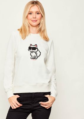 Bluza damska młodzieżowa Karl Lagerfeld ze sklepu: Gomez Fashion Store w kategorii: Bluzy damskie - zdjęcie 874714-BD9-10338_KL255W000102505