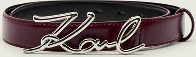 Pasek Karl Lagerfeld ze sklepu: Gomez Fashion Store w kategorii: Paski damskie - zdjęcie 874714-BD9-10338_KL255W000111474