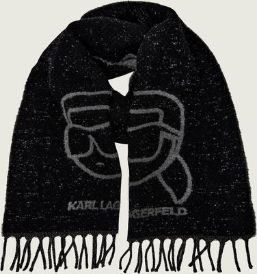 Szalik/chusta Karl Lagerfeld ze sklepu: Gomez Fashion Store w kategorii: Szaliki i chusty damskie - zdjęcie 874714-BD9-10338_KL255W000169087