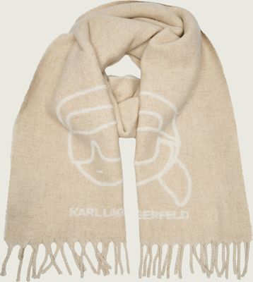 Szalik/chusta Karl Lagerfeld ze sklepu: Gomez Fashion Store w kategorii: Szaliki i chusty damskie - zdjęcie 874714-BD9-10338_KL255W000169499