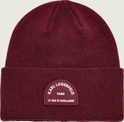 Karl Lagerfeld - Czapka zimowa damska ze sklepu: Gomez Fashion Store w kategorii: Czapki zimowe damskie - zdjęcie 874714-BD9-10338_KL255W000172474