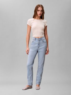 Jeansy damskie casual Calvin Klein Jeans ze sklepu: Gomez Fashion Store w kategorii: Jeansy damskie - zdjęcie 874714-BD9-10338_CJ261W000019478
