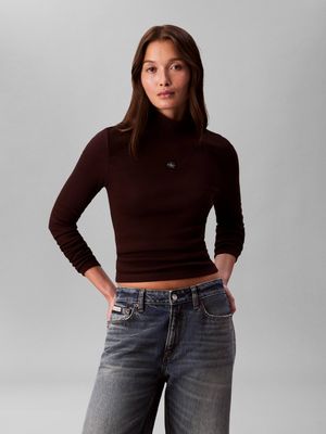 Bluzka damska casualowa Calvin Klein Jeans ze sklepu: Gomez Fashion Store w kategorii: Bluzki damskie - zdjęcie 874714-BD9-10338_CJ261W000034469