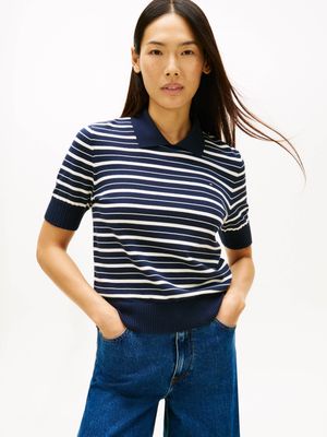 Sweter damski wiosenny Tommy Hilfiger ze sklepu: Gomez Fashion Store w kategorii: Swetry damskie - zdjęcie 874714-BD9-10338_TH261W000068G55