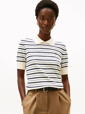 Sweter damski casual Tommy Hilfiger ze sklepu: Gomez Fashion Store w kategorii: Swetry damskie - zdjęcie 874714-BD9-10338_TH261W000068G85