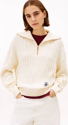 Sweter damski Tommy Hilfiger ze sklepu: Gomez Fashion Store w kategorii: Swetry damskie - zdjęcie 874714-BD9-10338_TH261W000070857