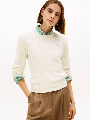 Sweter damski Tommy Hilfiger ze sklepu: Gomez Fashion Store w kategorii: Swetry damskie - zdjęcie 874714-BD9-10338_TH261W000071857