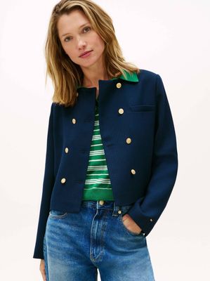 Tommy Hilfiger - Marynarka ze sklepu: Gomez Fashion Store w kategorii: Marynarki damskie - zdjęcie 874714-BD9-10338_TH261W000082F71