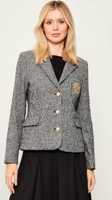 Marynarka elegancki Tommy Hilfiger ze sklepu: Gomez Fashion Store w kategorii: Marynarki damskie - zdjęcie 874714-BD9-10338_TH261W000084A94
